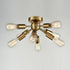 Sputnik Chandelier with 8 Socket Flush Mount Ceiling Light